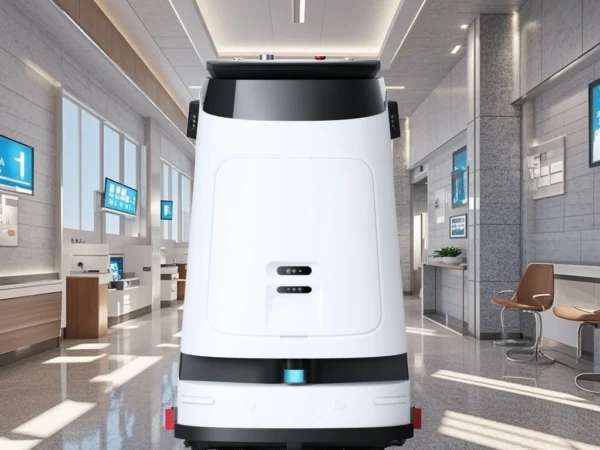 Robotic Floor Cleaning Machine with Scrubbing and Sweeping for Hospitals and Universities