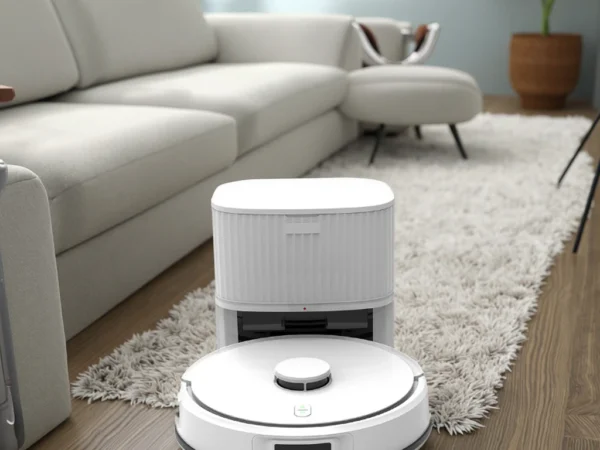 Intelligent Self-Emptying Robot Aspirateur with Wet Dry Functions Brushless Motor for Household & Hotel Use Battery Powered
