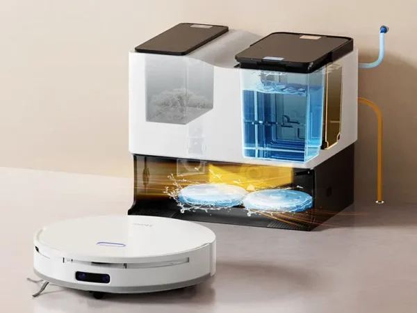 Robot Aspiradora Tuya Floor Cleaning Robot 5000pa Rotary Smart Robot Vacuum Cleaner With Self-Emptying Dustbin Mopping Function