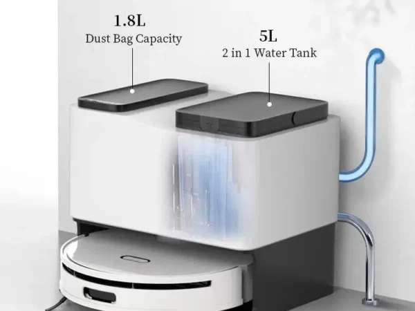 Professional Dry and Wet Automatic Recharge Water Mop Floor Robot Vacuum Cleaner No Go Zone Self Cleaning Carpet Sweeper